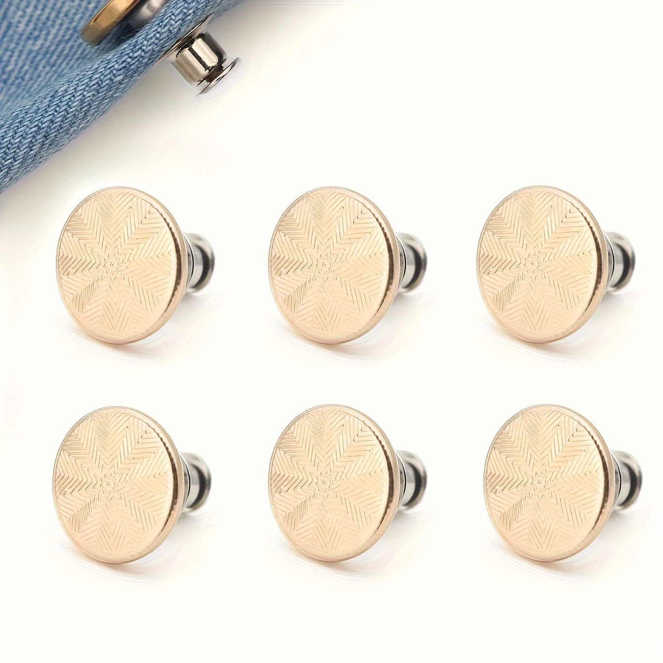 Replacement Seamless Buttons For Jeans Denim Jacket Buttons - Temu