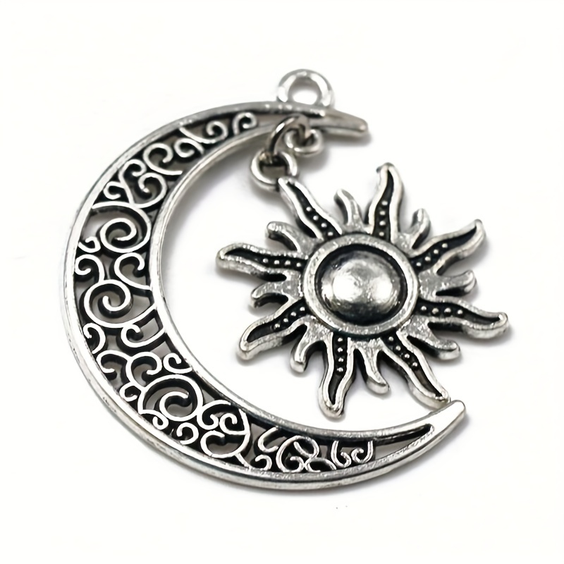 Sun Star Moon Geometric Charms For Jewelry Making Supplies - Temu