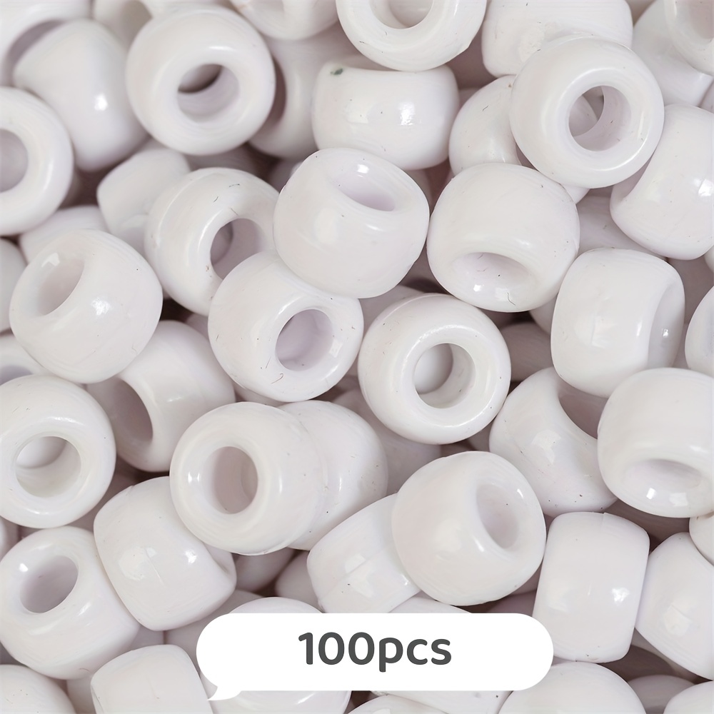 Mixed Colorful Acrylic Rondelle Large Hole Loose Beads - Temu