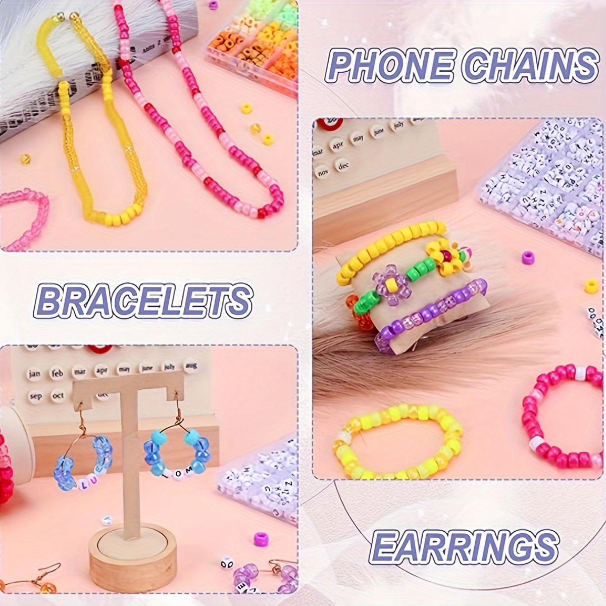 DIY Smile Pony Bead Jewelry Kit