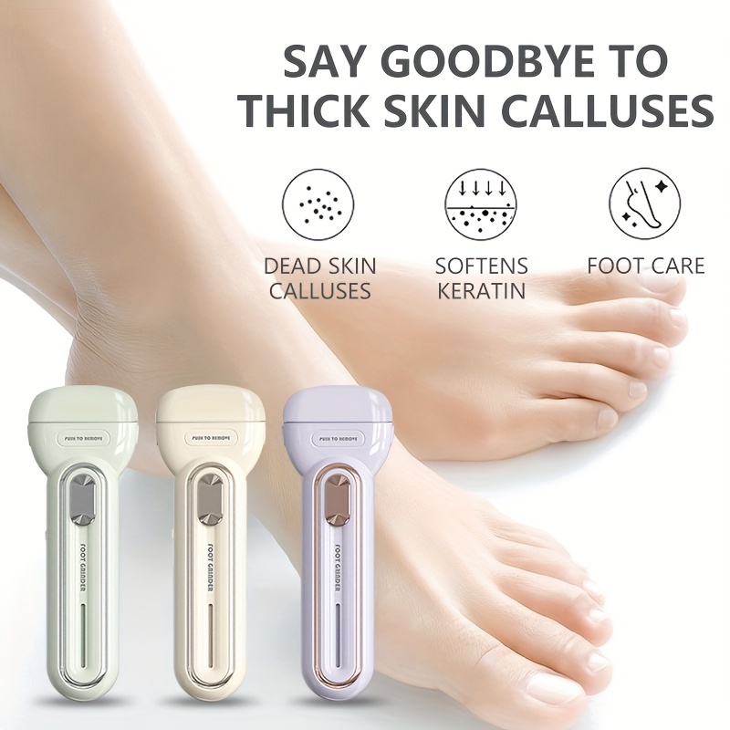 Bebe Foot Glass Heel Callus Remover Keratin Removal Foot Care Scraper [ US  ]