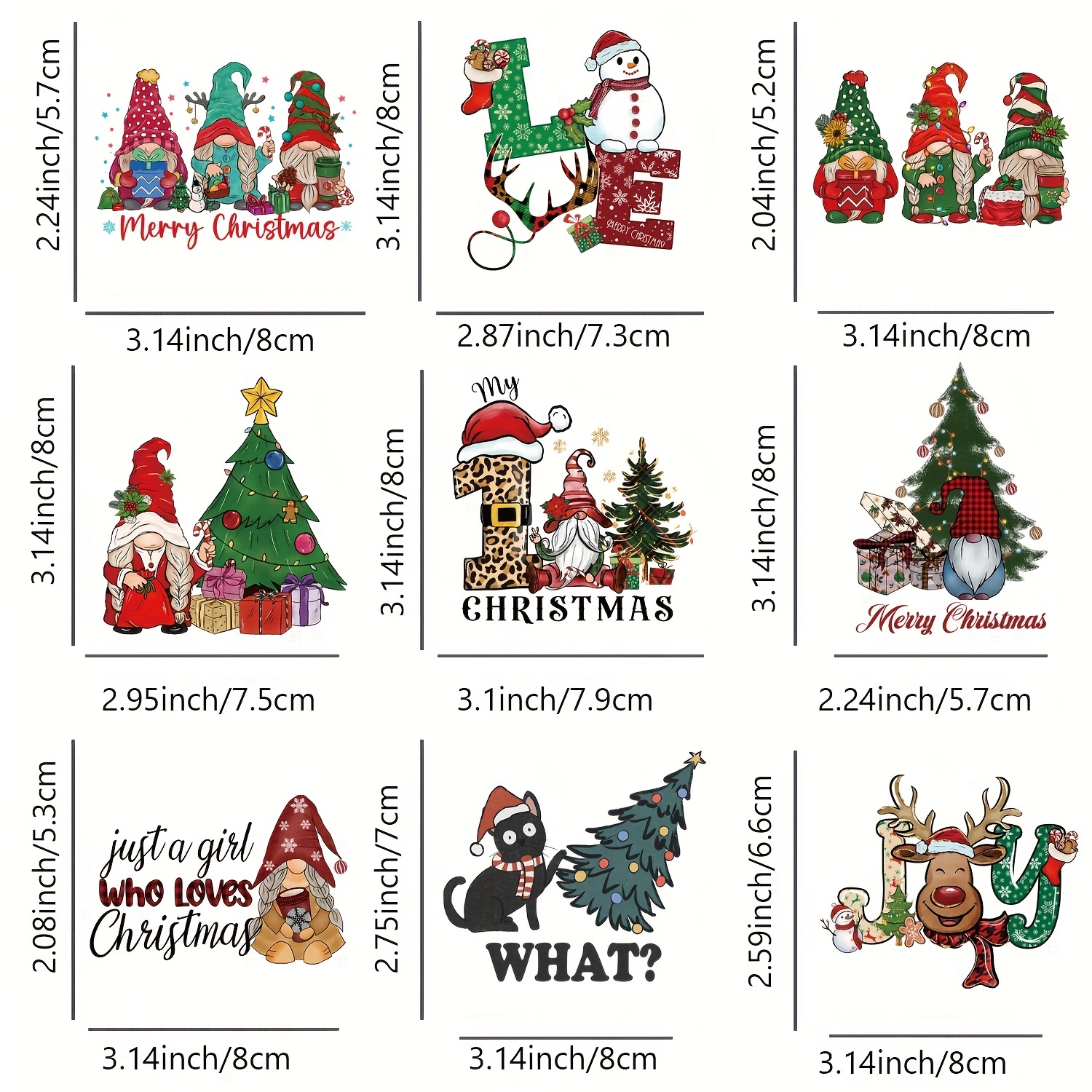 Pocket Size Christmas Iron On Transfers For Clothing Diy - Temu