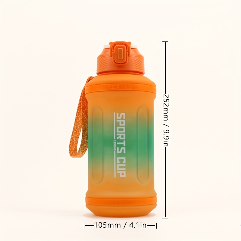 Gradient Color Leakproof Scale Sports Water Bottle Portable - Temu