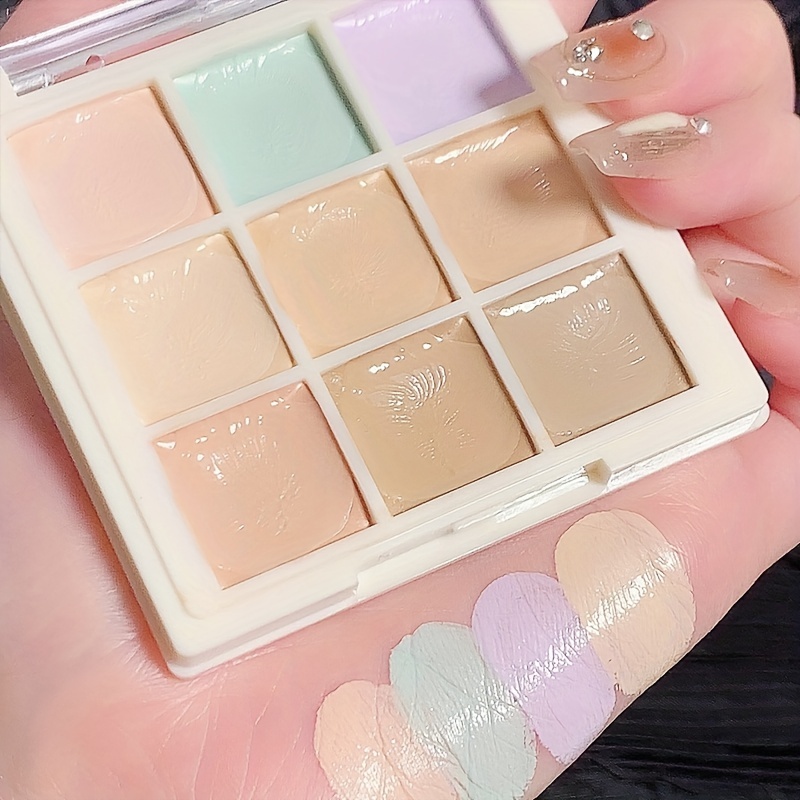6 Colors Concealer Palette Natural Clumping Free - Temu