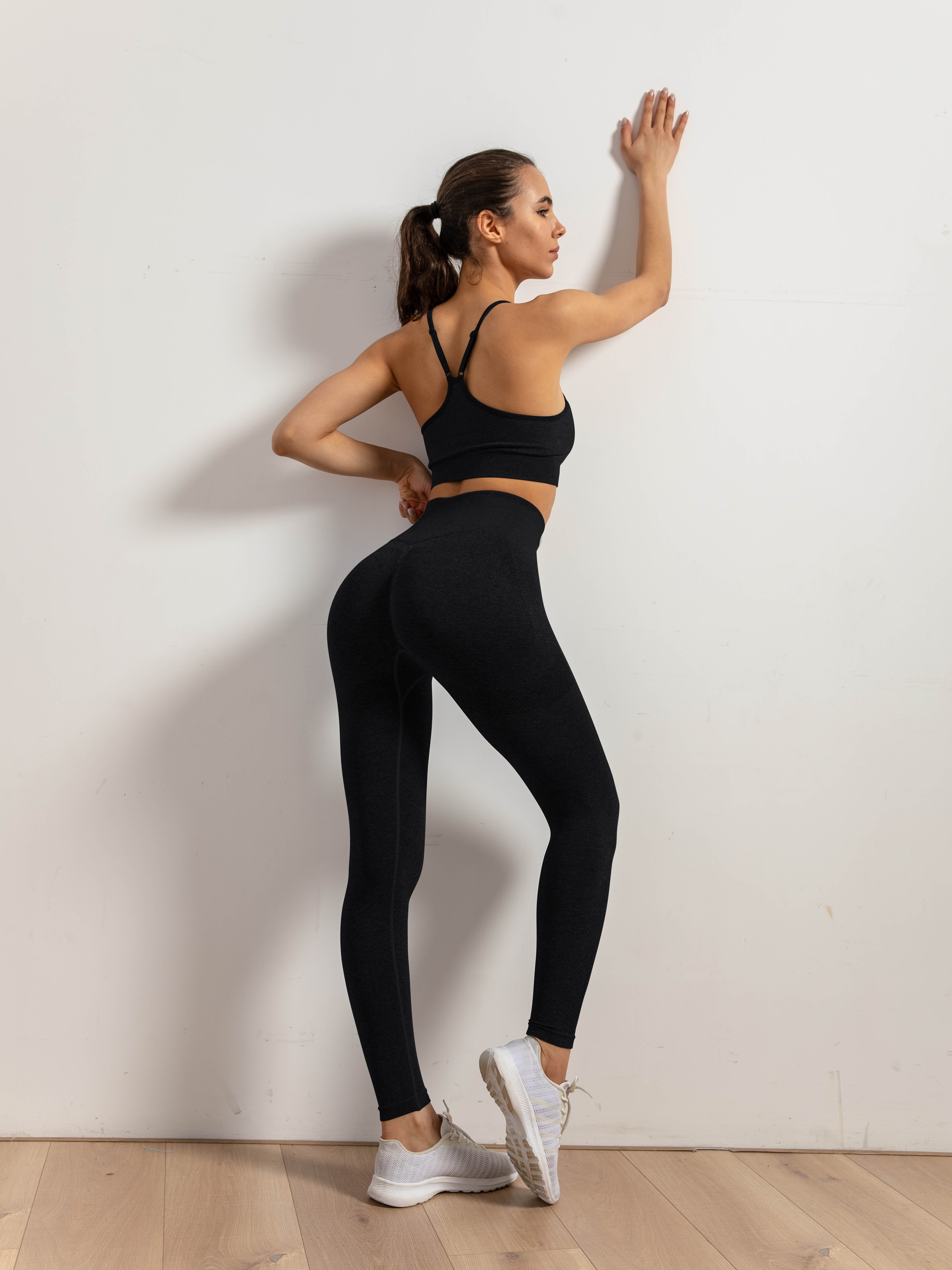 High Stretch Yoga Set Women Breathable Camisole Top Leggings - Temu Canada