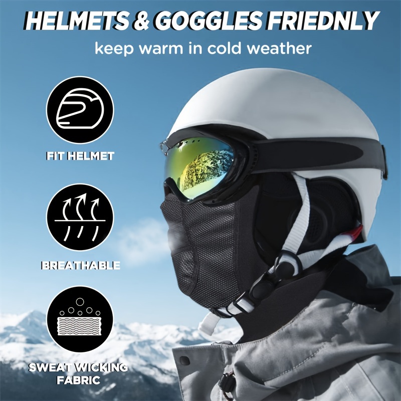 Acheter Casque de moto professionnel extérieur cyclisme masque facial  lunettes pour coupe-vent Ski Snowboard motoneige