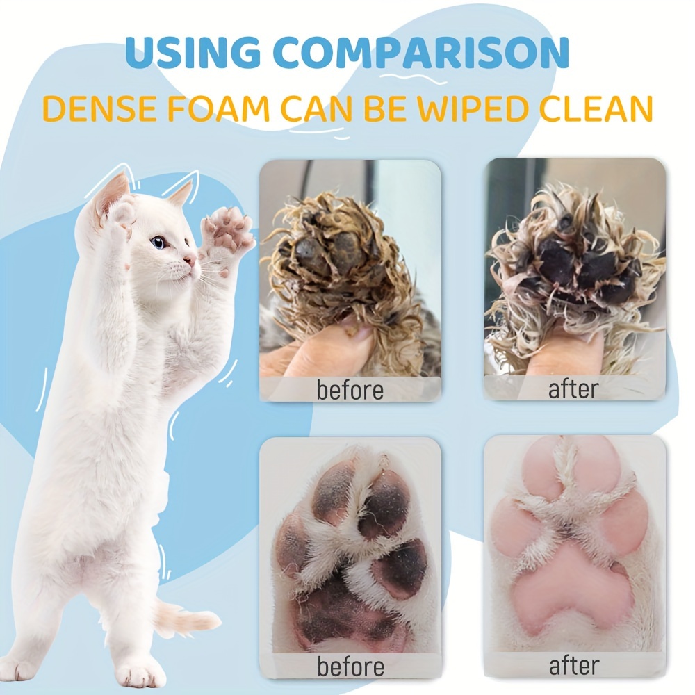 Pet Paw Deodorant Cleaner, No-rinse Waterless Shampoo Dogs And Cats Feet  Cleaning Agent - Temu