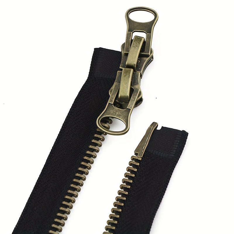 YKK Jacket Zipper Repair Kit- 8 Sets Brass Auto Lock Sliders