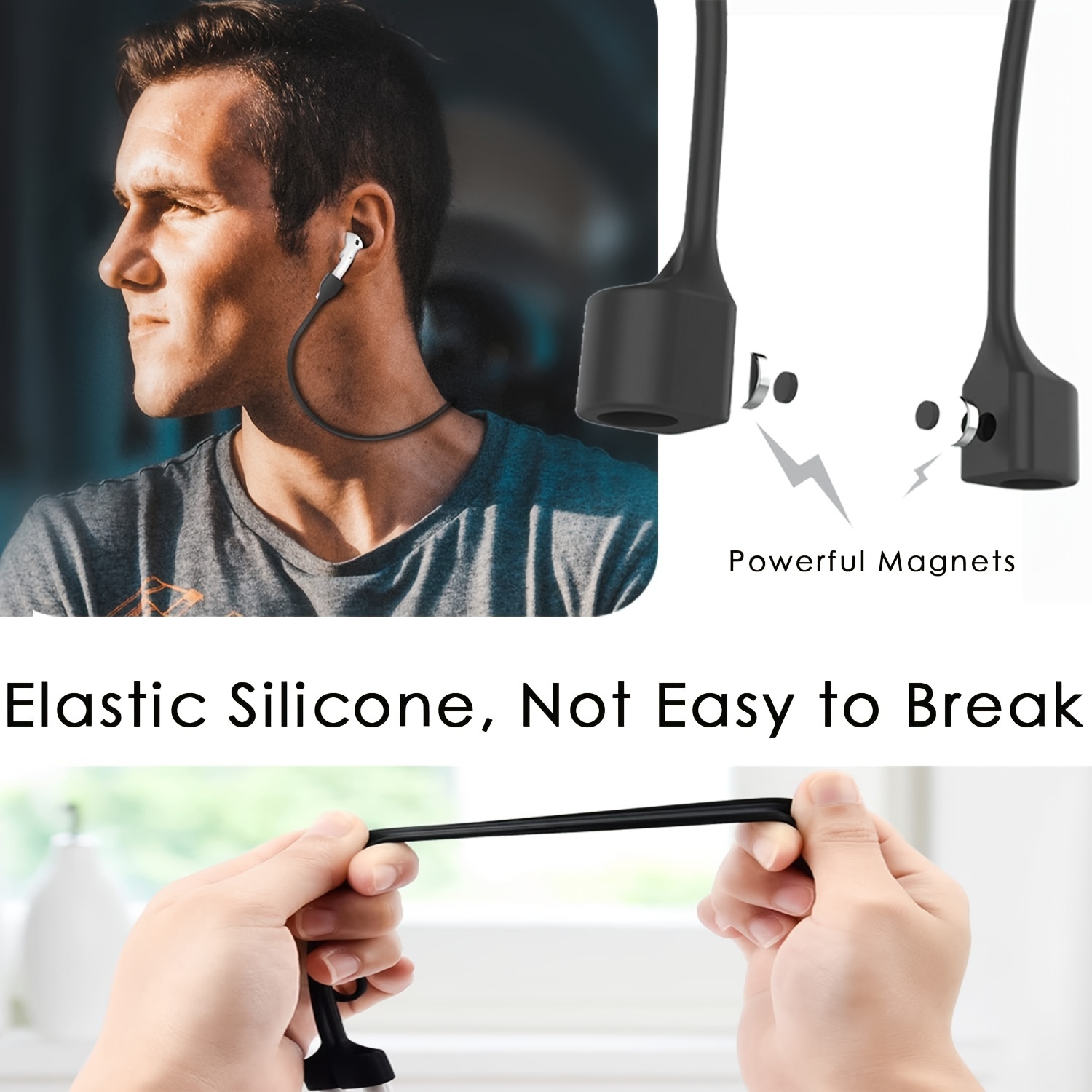 New Anti-lost Soft Neck Strap Rope For Anker Soundcore Life Wireless  Headphones