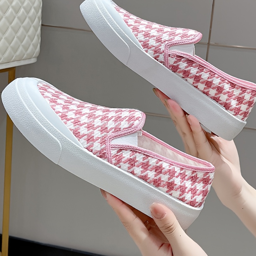 Women's Checkerboard Pattern Casual Sneakers, Lace-up Lightweight Walking  Shoes, Anti Slip Fashion Skate Shoes - Temu Israel