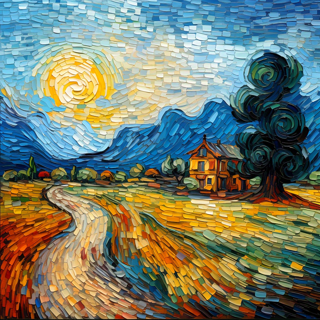 

1pc Large Size 40x40cm/15.7x15.7inch Without Frame Diy 5d Diamond Art Painting Beautiful Scenery, Full Rhinestone Painting, Diamond Art Embroidery Kits, Handmade Home Room Office Wall Decor