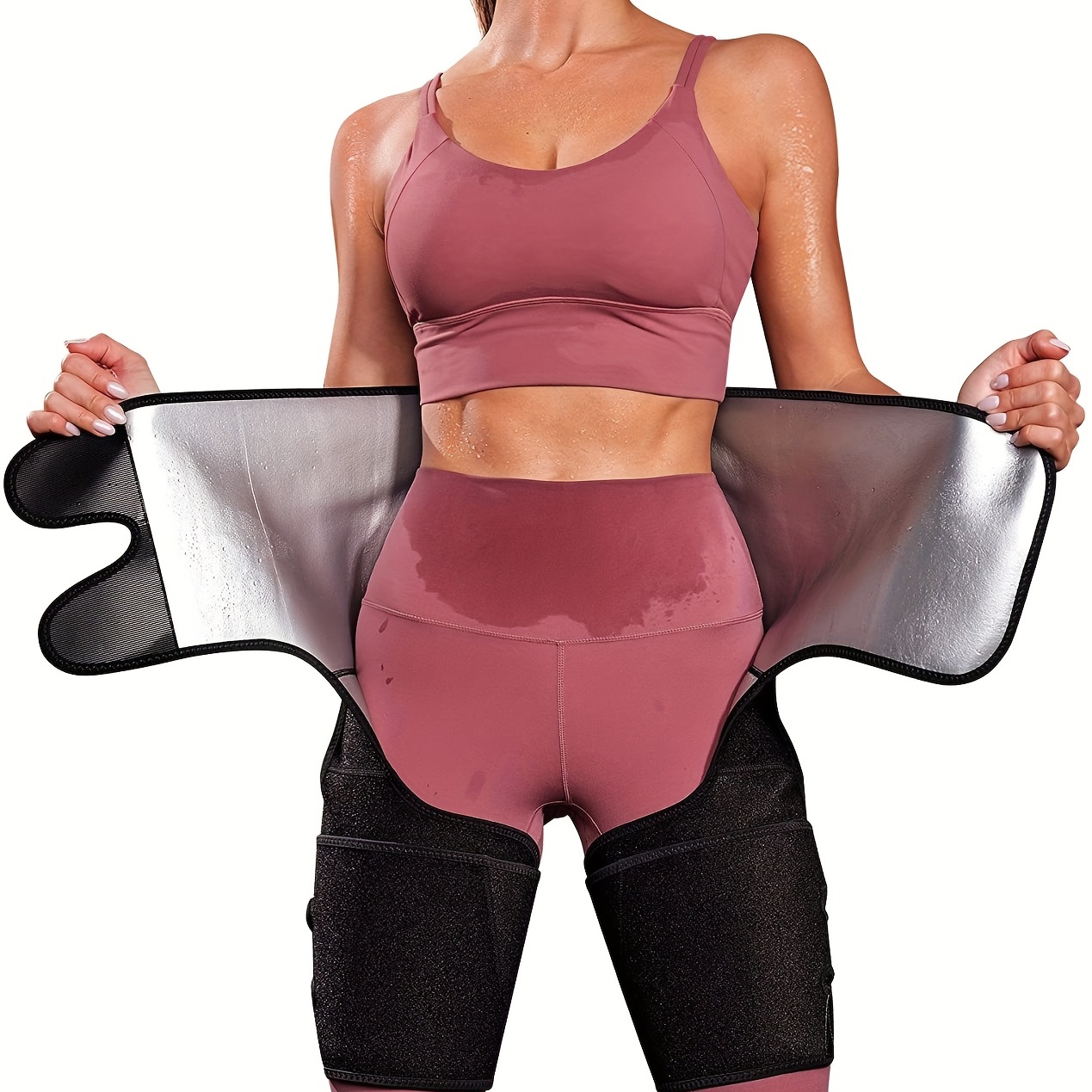 1pc Sauna Sweat Belt Sweat To Lose Weight Woman Postpartum Waist Trainer  Slimming Sheath Woman Flat Belly Fat Burning Girdle Corset
