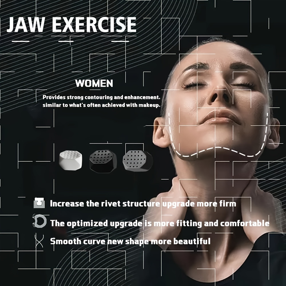 Jawline Exerciser Slim And Tone Your Face With This Jawline - Temu