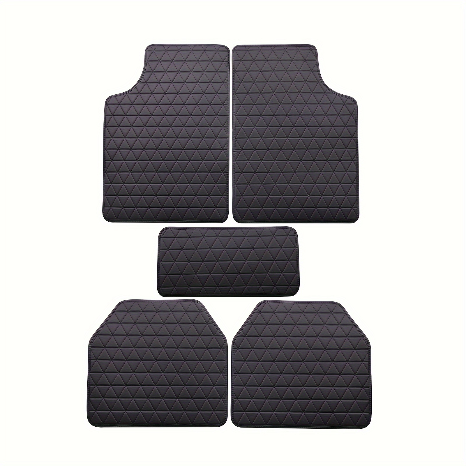 maiqiken Auto Fußmatten passend für Allwetter PU-Leder