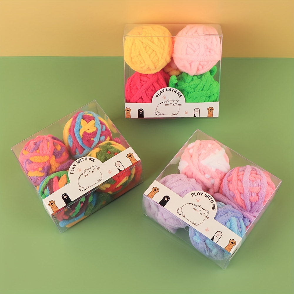 5 Pack of Fuzzy Yarn Balls