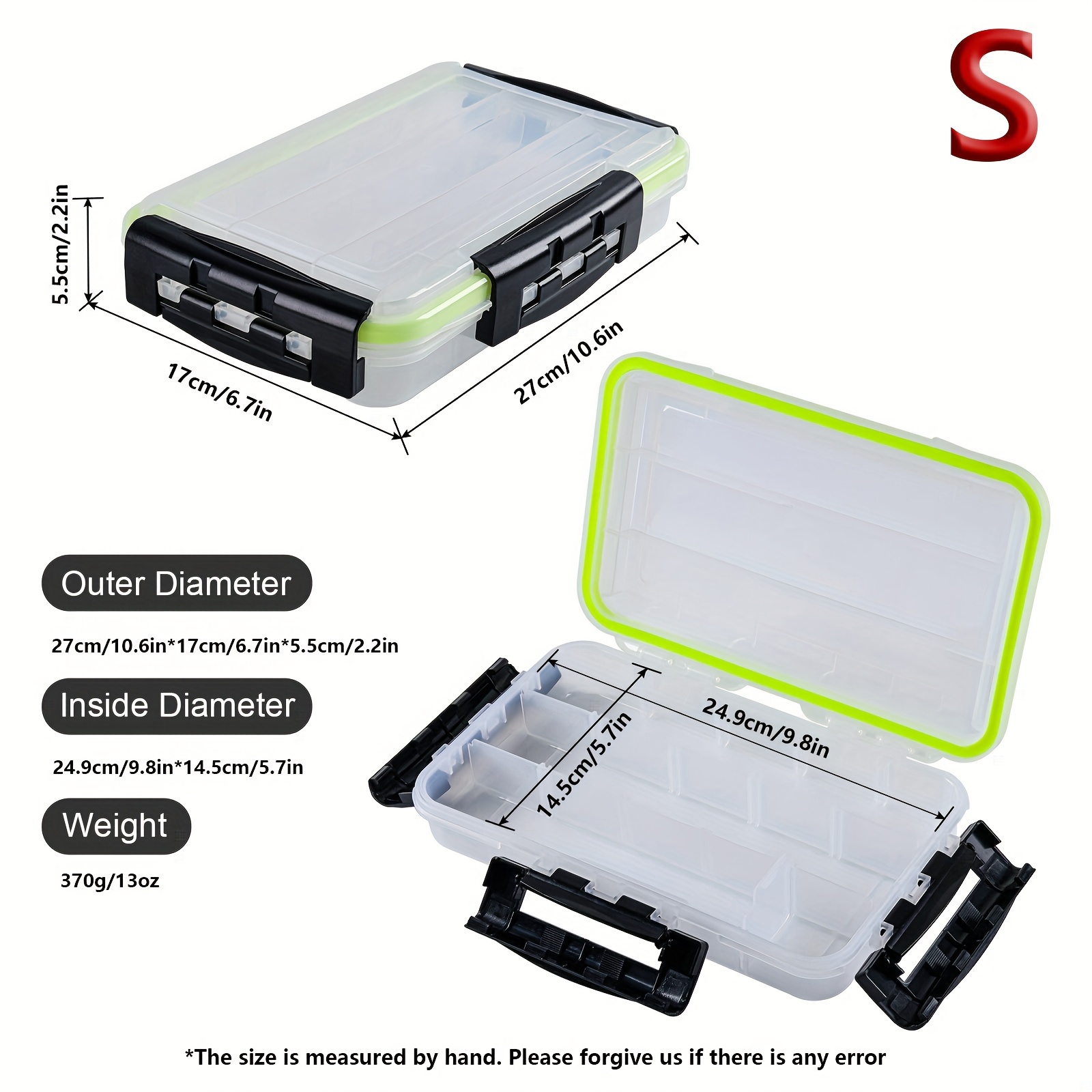Organize Your Fishing Tackle Box With Goture's 1pc Airtight, Waterproof,  Floating Tray 3600/3700 Dividers!, Small Waterproof Tackle Box