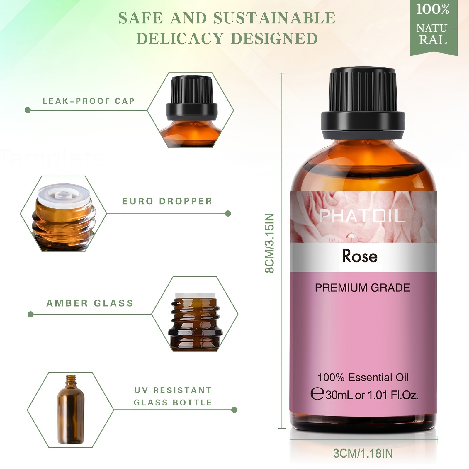 Aceites Esenciales para Difusores de Aromaterapia Aceite