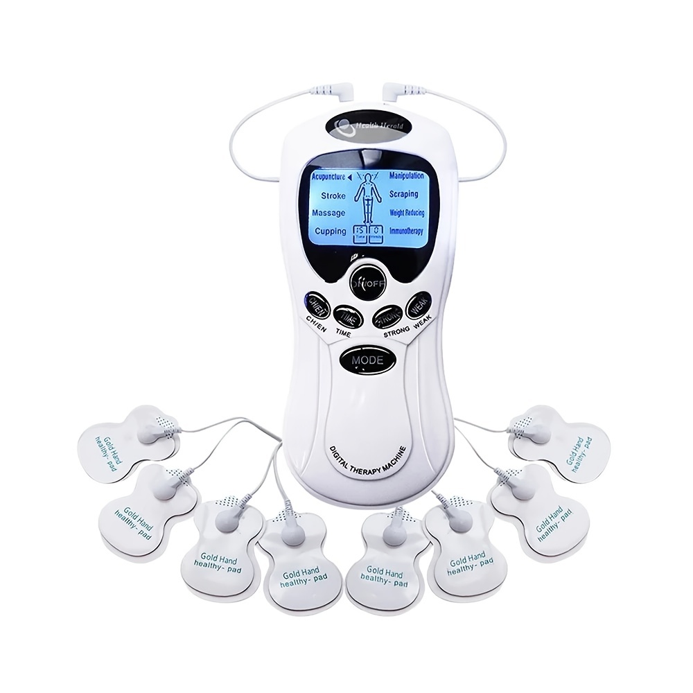  AUVON Dual Channel TENS Unit Muscle Stimulator Machine with 20  Modes, 2 and 2x4 TENS Unit Electrode Pads : Health & Household