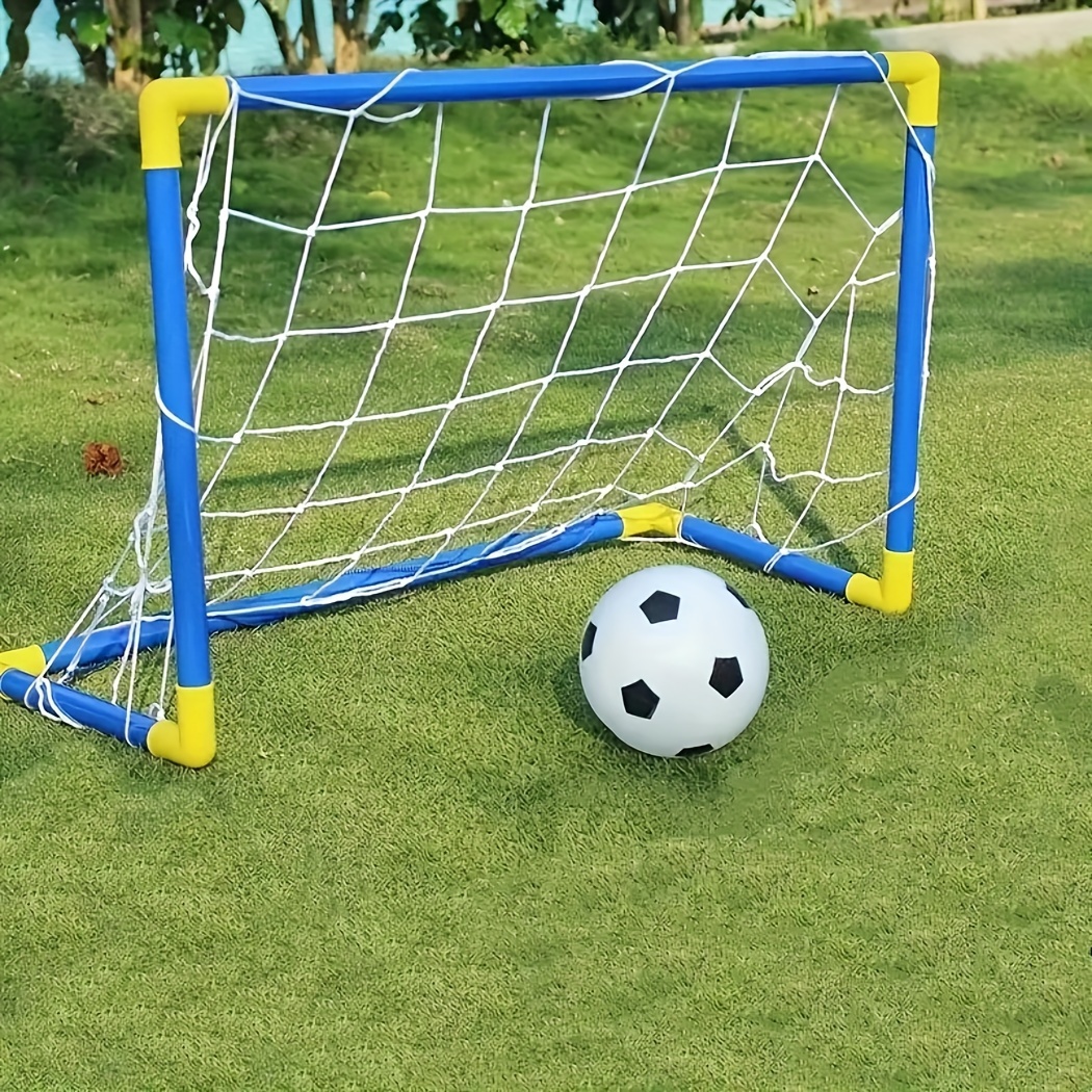 Mini extérieur intérieur enfants enfants football football buts post ball  net pour enfant cadeau d'anniversaire en plastique 44cm 1pcs