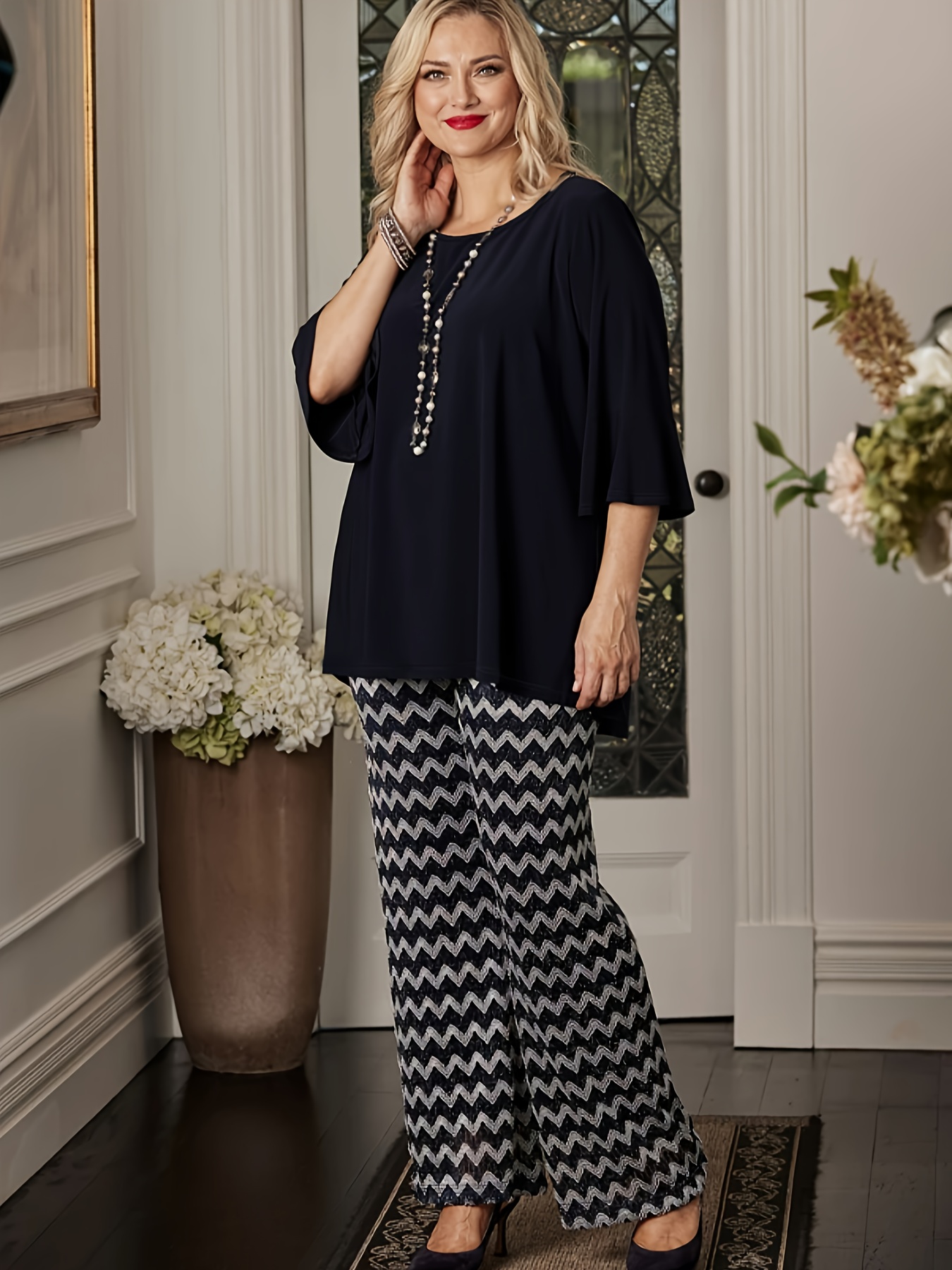 Plus Size Everflex™ Flare Pull On Ponte Pant Maurices, 57% OFF