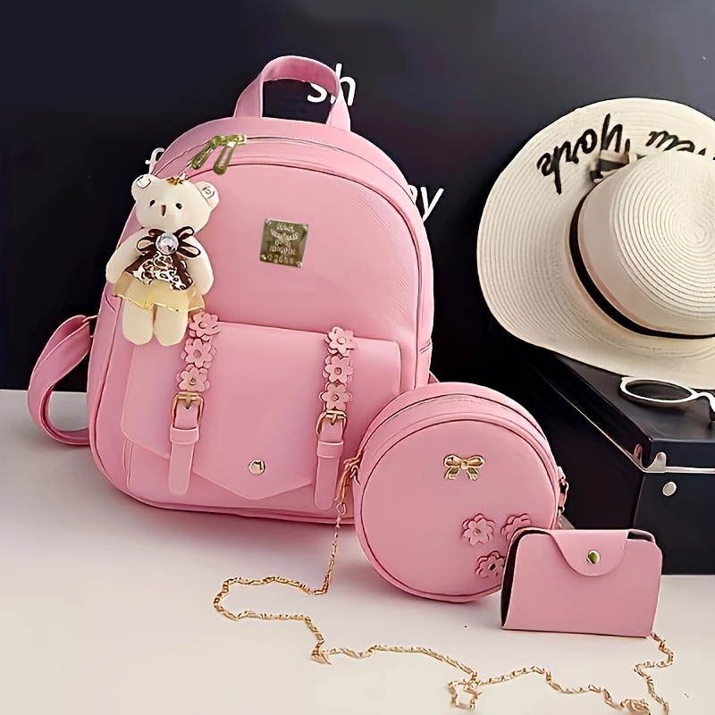 Yorki Mochila de unicornio de felpa a la moda, bolsa de unicornio para  niñas, bolsa de viaje, bonita bolsa para suministros de fiesta de unicornio