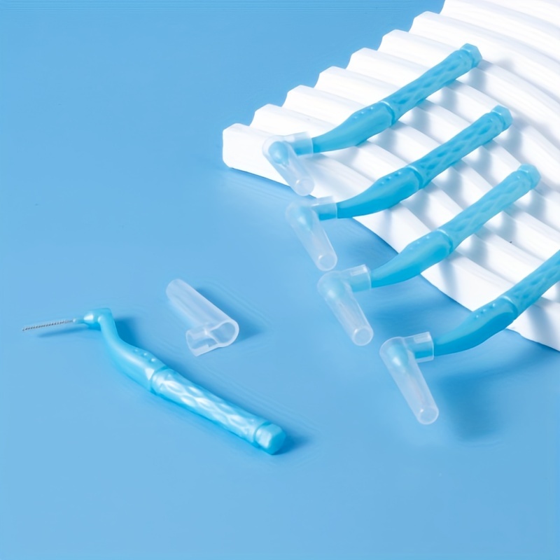 10pcs L-Shaped Diagonal Gap Brush Set for Dental Care