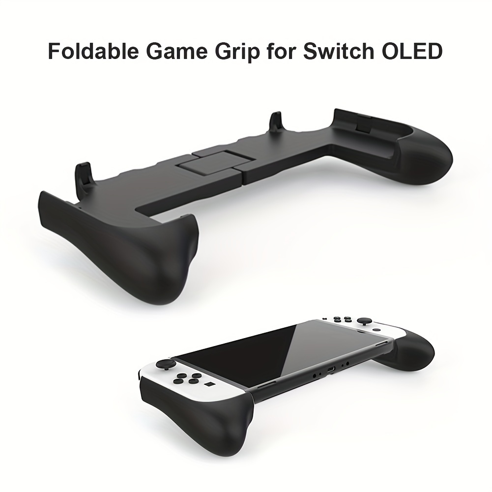 Foldable Hand Grip For Nintendo Switch OLED Comfortable & Ergonomic Handle  Holder Protectived Shell Case For Switch OLED Model