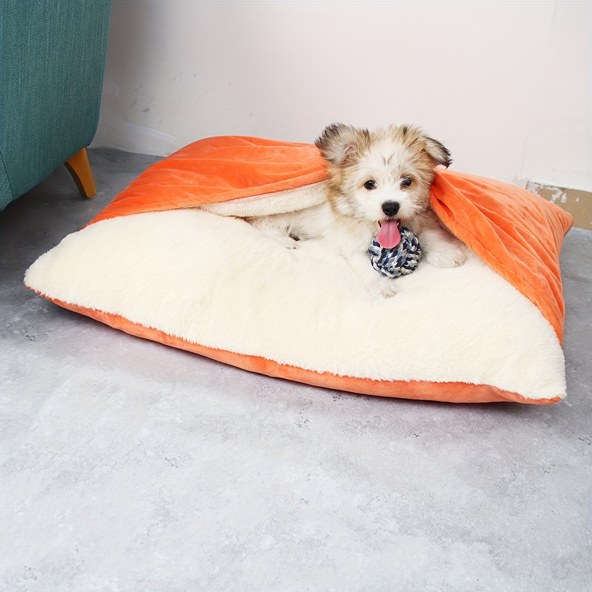 Dog sleeping hot sale cushion