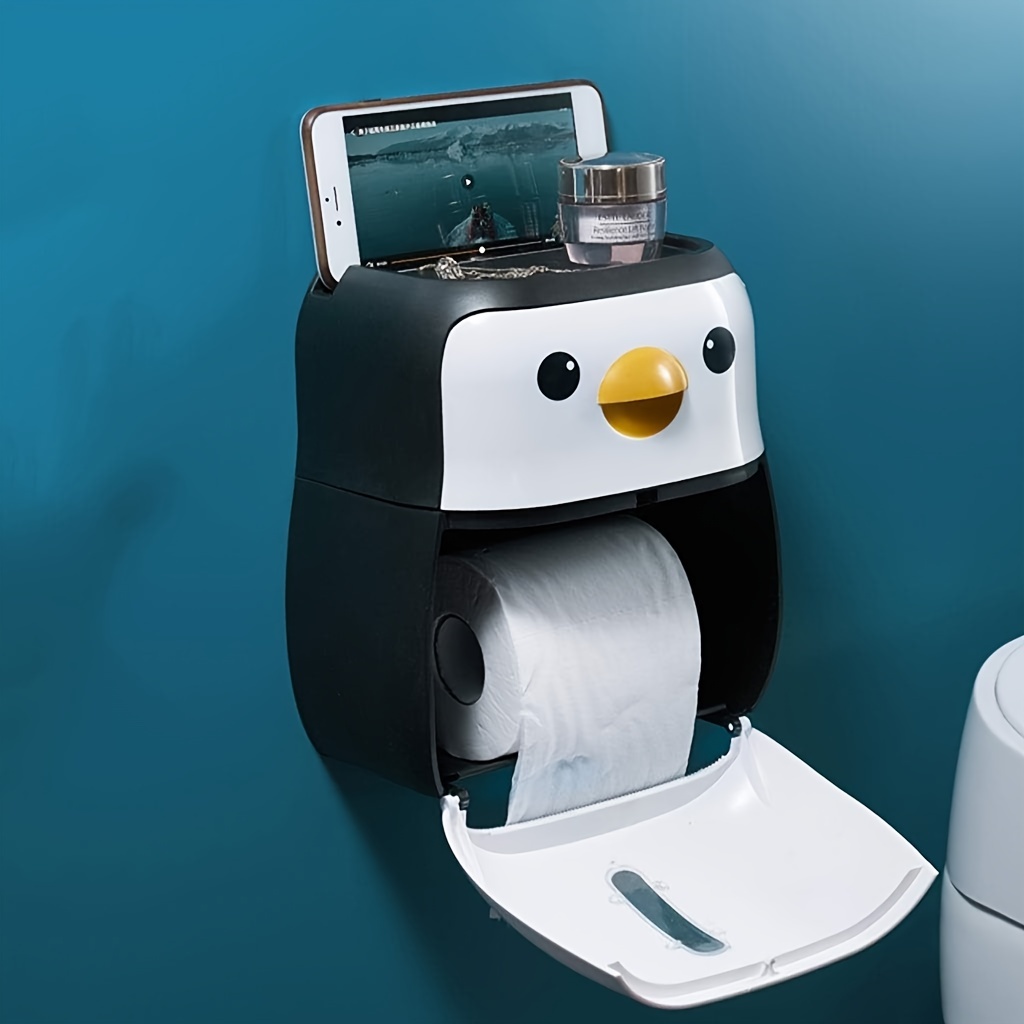 Toilet Tissue Box Toilet Free Punching Bathroom Toilet Paper Temu