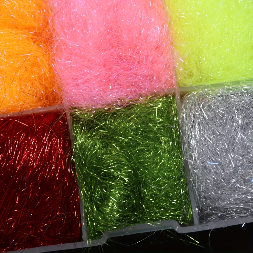 10 Colors Ice Dub Sparkle Fly Dubbing Synthetic Crystal - Temu Australia
