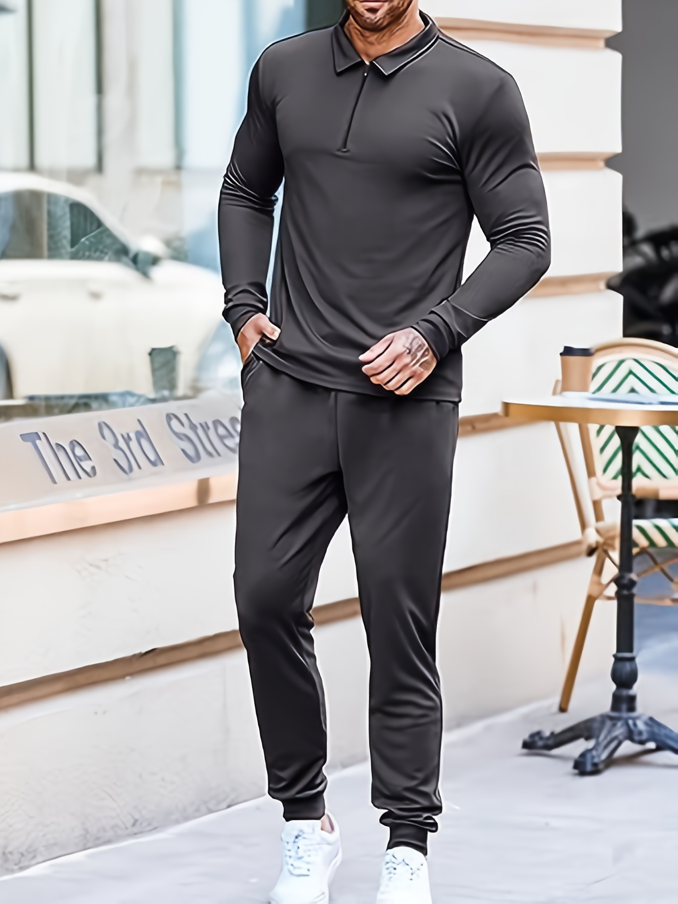  Mens Sweatshirt Suit 2 Piece Blouse & Jogger Pants Ultra Soft  Fashionable Casual Sweatsuit Sets for Men with Pocket : Clothing, Shoes &  Jewelry