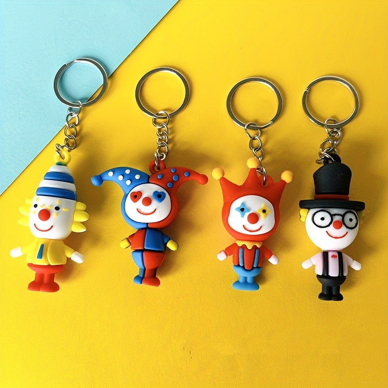 Creative Cute Funny Clown Keychain Silly Cartoon Couple - Temu Australia