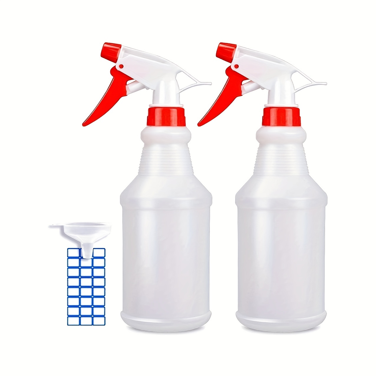 Plastic Spray Bottles Black For Cleaning Solutions, Heavy Duty