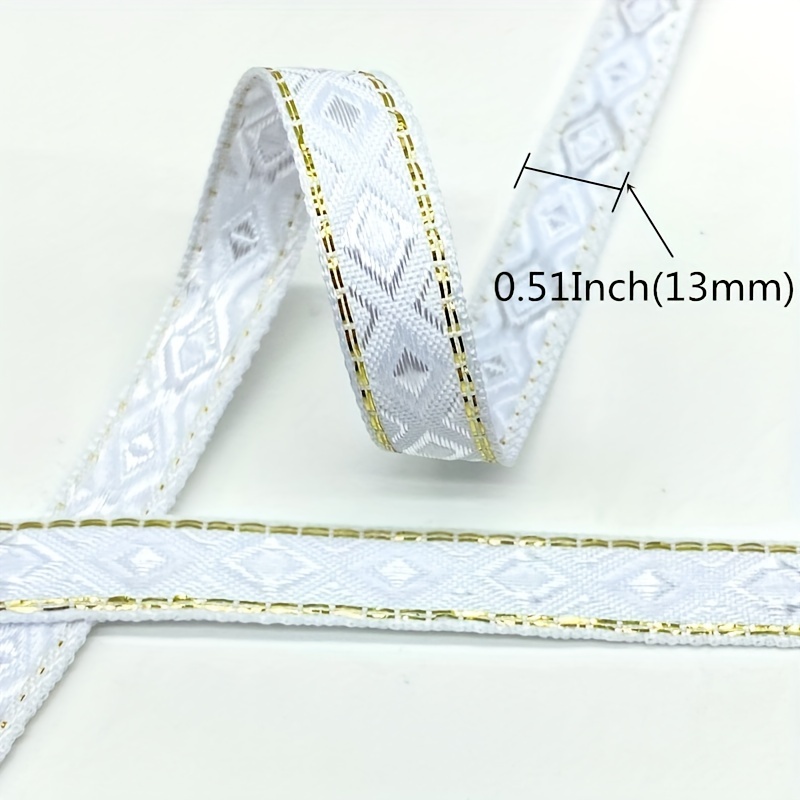 2pcs Embroidered Lace Ribbon Ethnic Fabric Trim Black Fabric Sewing Trim  bias Tape Fabric Trim Fringe Embroidered Ribbon Tassel Trim Embroidery  Cloth