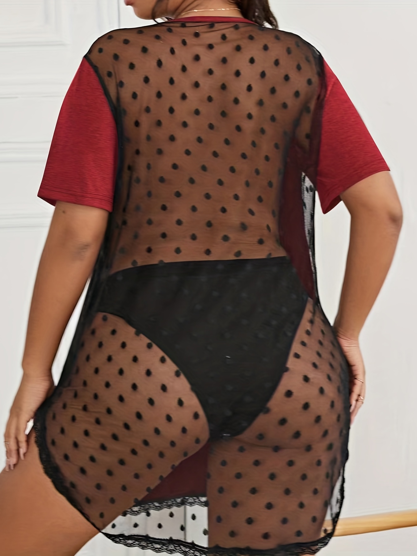 Ropa De Salon Sexy De Talla Grande - Temu