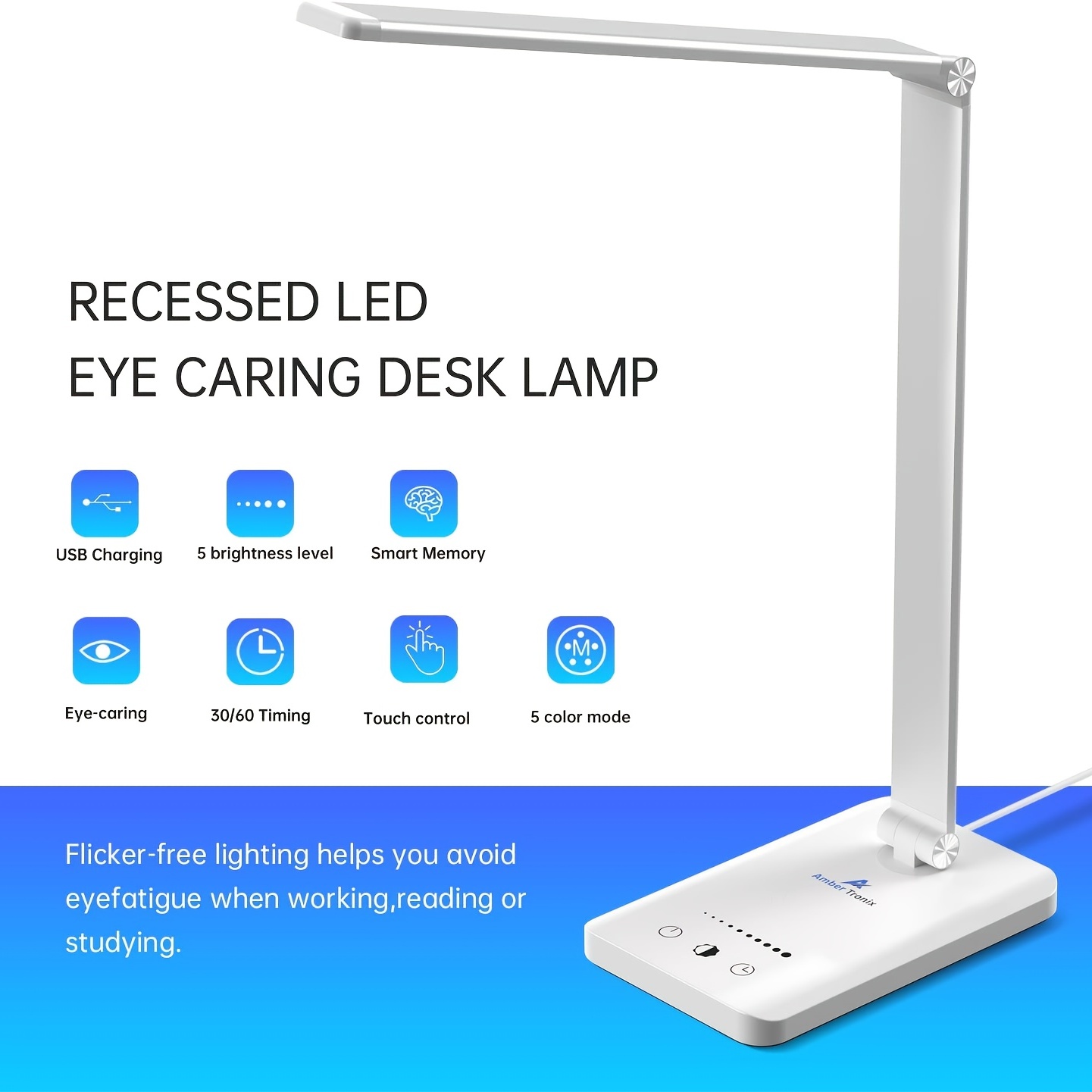 ambertronix led desk lamp