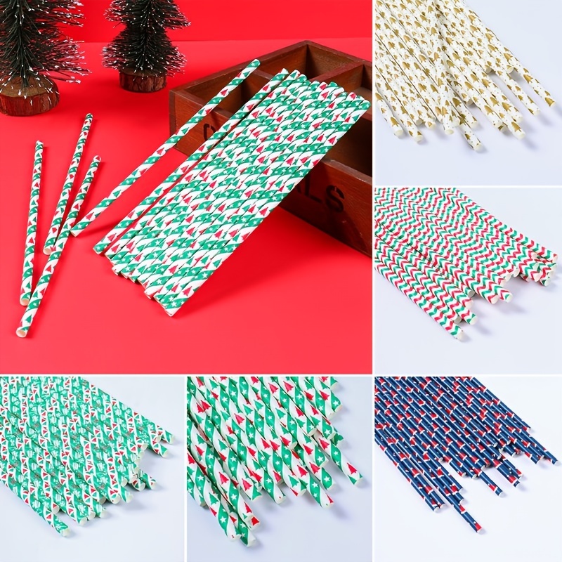 DIY : Paper Straw Snowflakes 