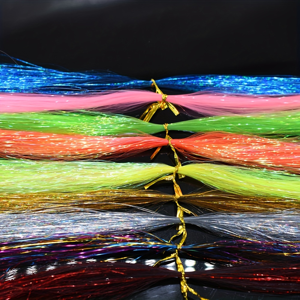 Holographic Color Fly Tying Thread Mixed Color Set Flying - Temu