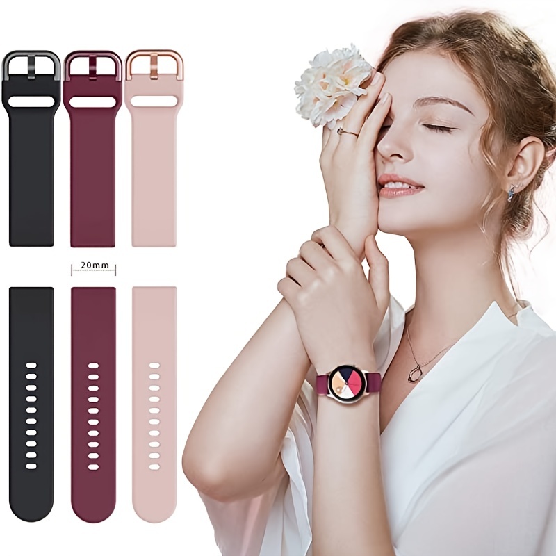 Samsung Galaxy Watch 4 Two Tone Band, Silicone Strap, Silicone Band