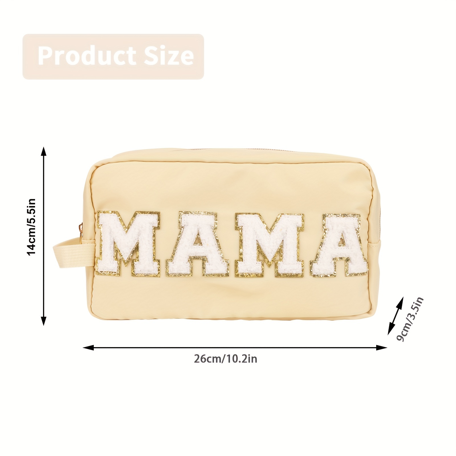 Preppy Patch Makeup Bag Mama … curated on LTK