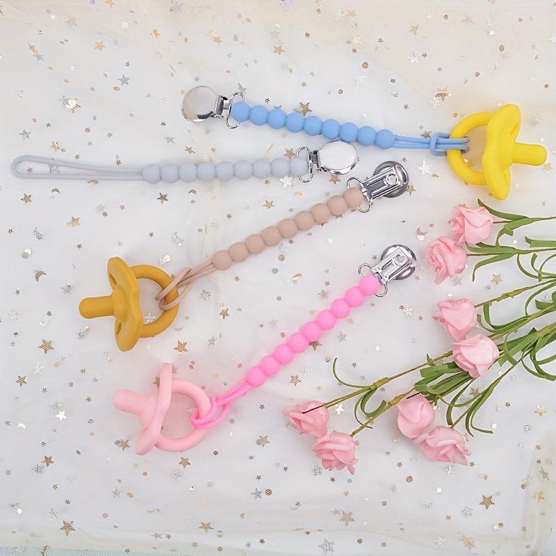 Silicone Chain Pacifier Clips