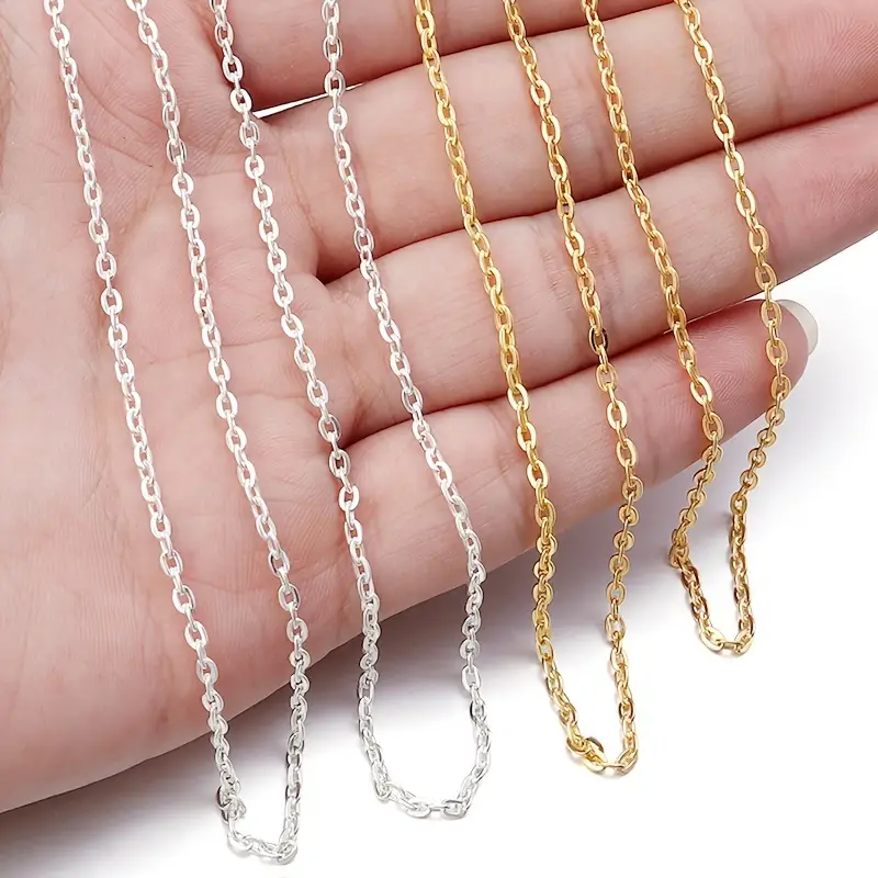 Squash Cross Necklace Chains Bulk Chains Necklace Link Chains For