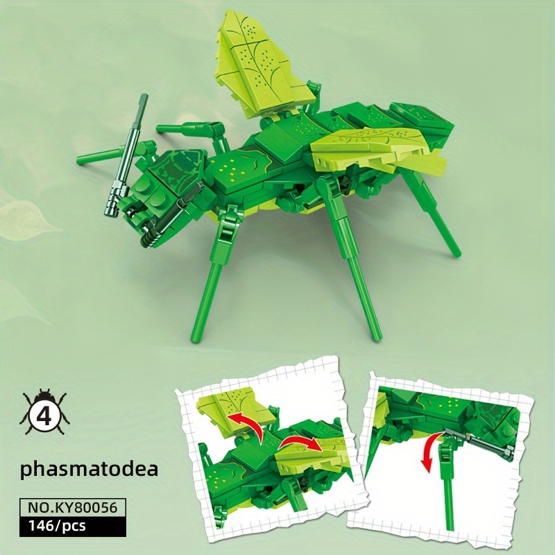 Compatible With LEGO Insect Building Blocks, Small Particles, Dragonfly,  Seven Star Ladybug, Mantis Puzzle Assembly Model Toys - AliExpress