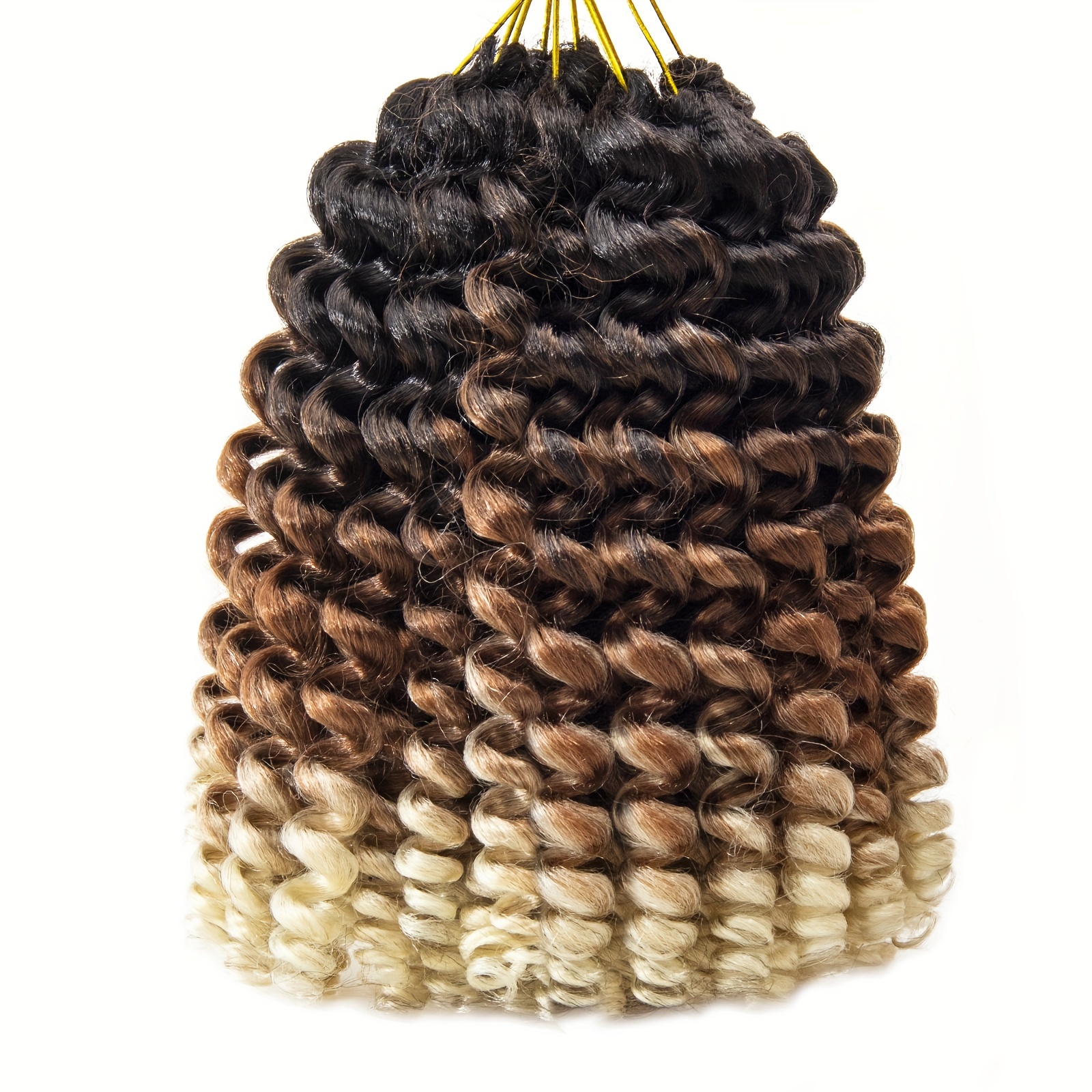 Bacchetta Arricciata All'uncinetto Con Trecce Di Capelli - Foto 4