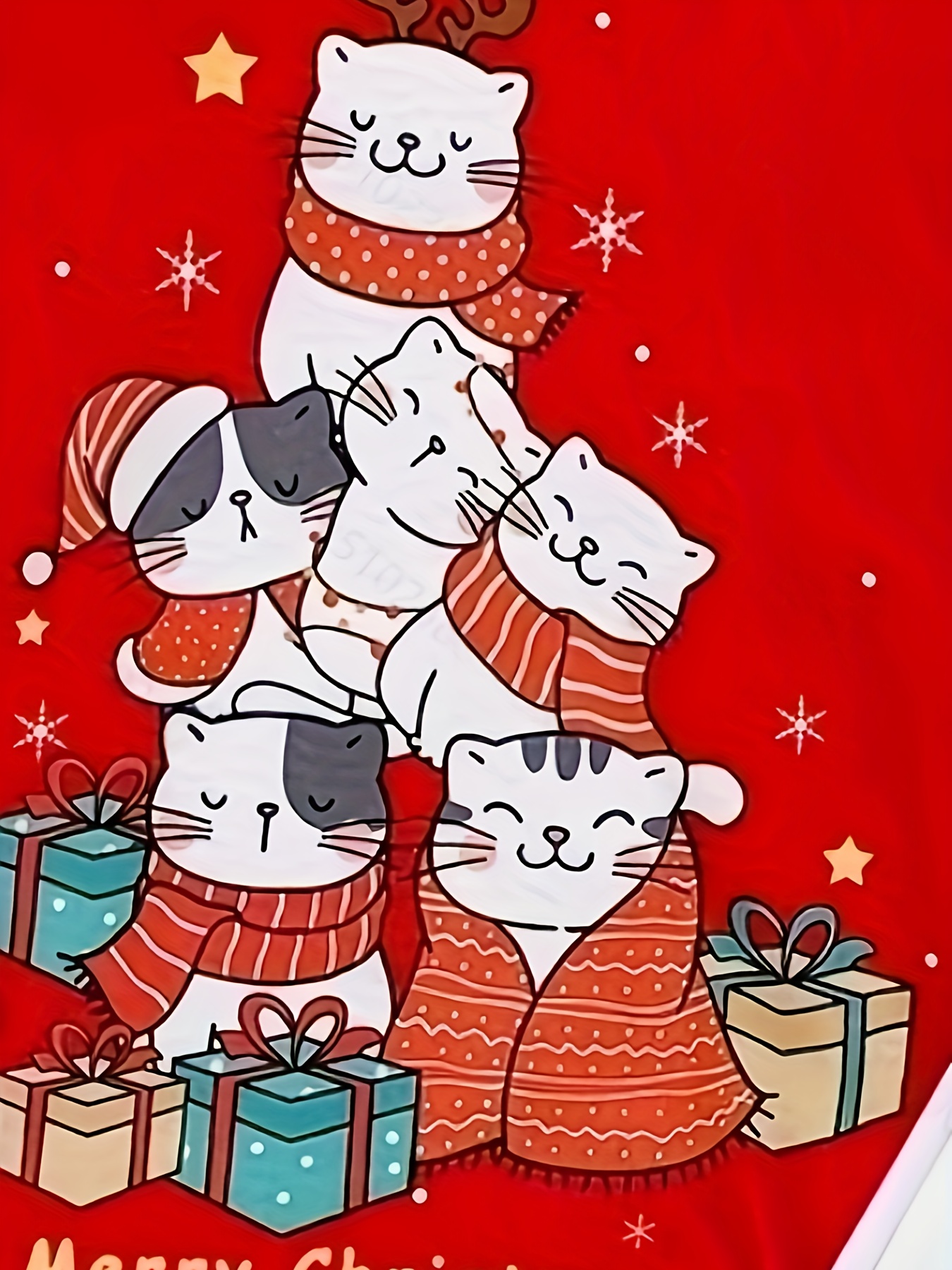 Holiday Kitten Pajama Set