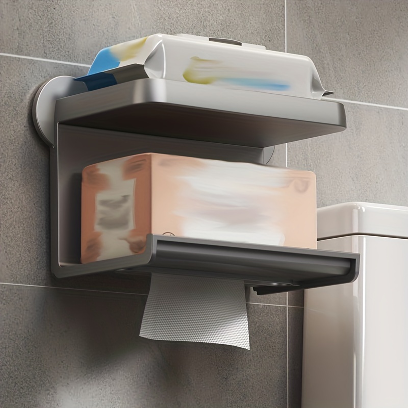 Porte-rouleau de cuisine sous l'armoire espace en aluminium Porte-papier  toilette mural pour téléphone portable, porte-rôles stable et durable  étagère de salle de bain Porte-papier toilette (couleur : :  Bricolage
