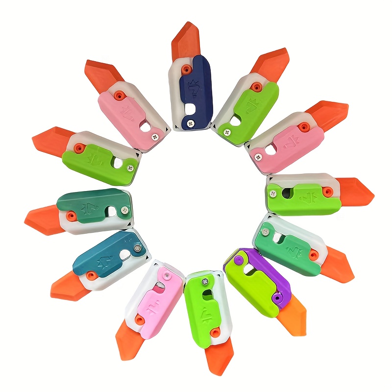 2023 Hot Sell 3D Printing Gravity Knife Card Small Carrot