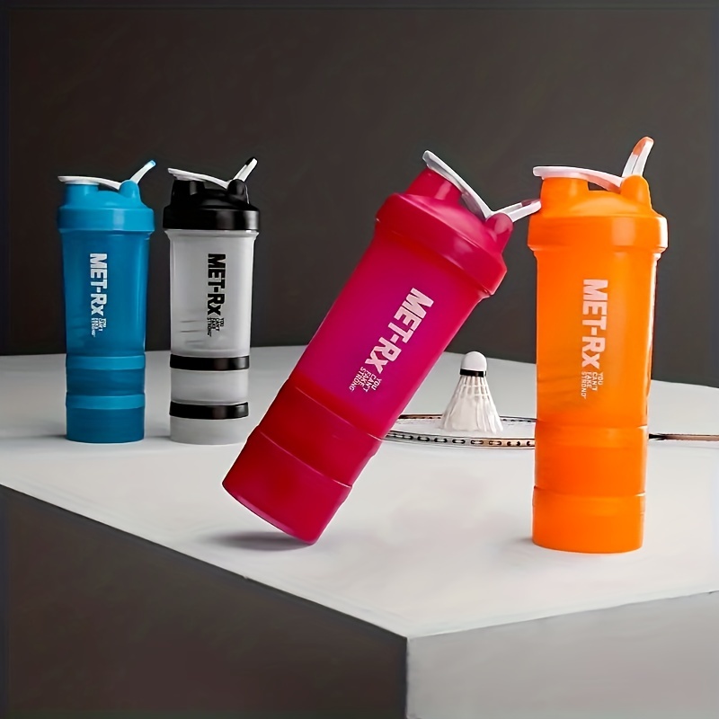 Protein Shaker Bottle, Mixer Cup With Powder Storage, Portable Workout  Water Cup For Running Cycling Fitness - Temu