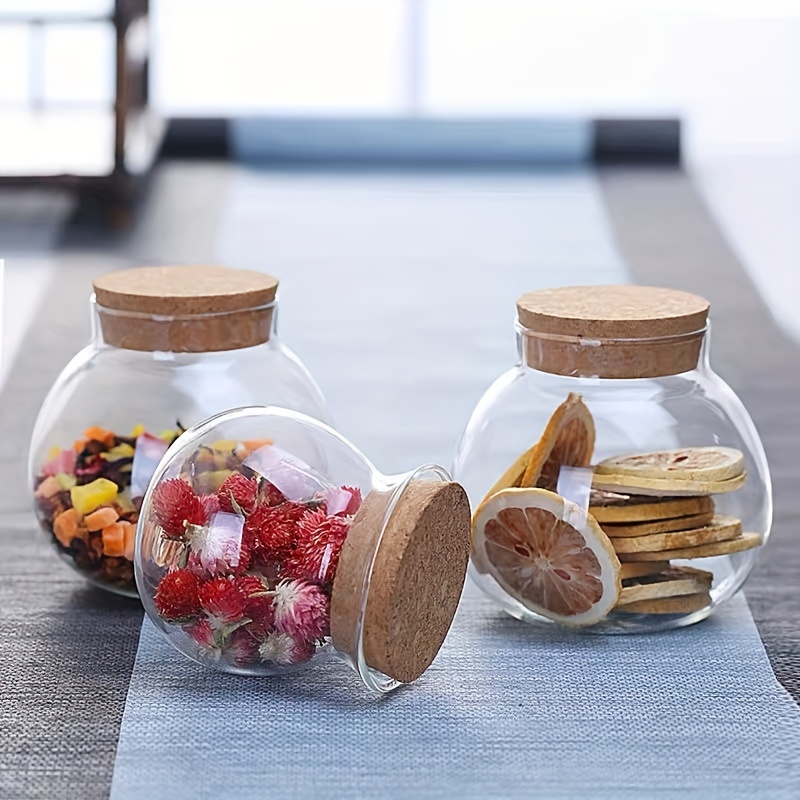 SAIOOL tarros de vidrio con tapa de madera, simple y moderno, hacen que tu  cocina sea más ordenada y hermosa.