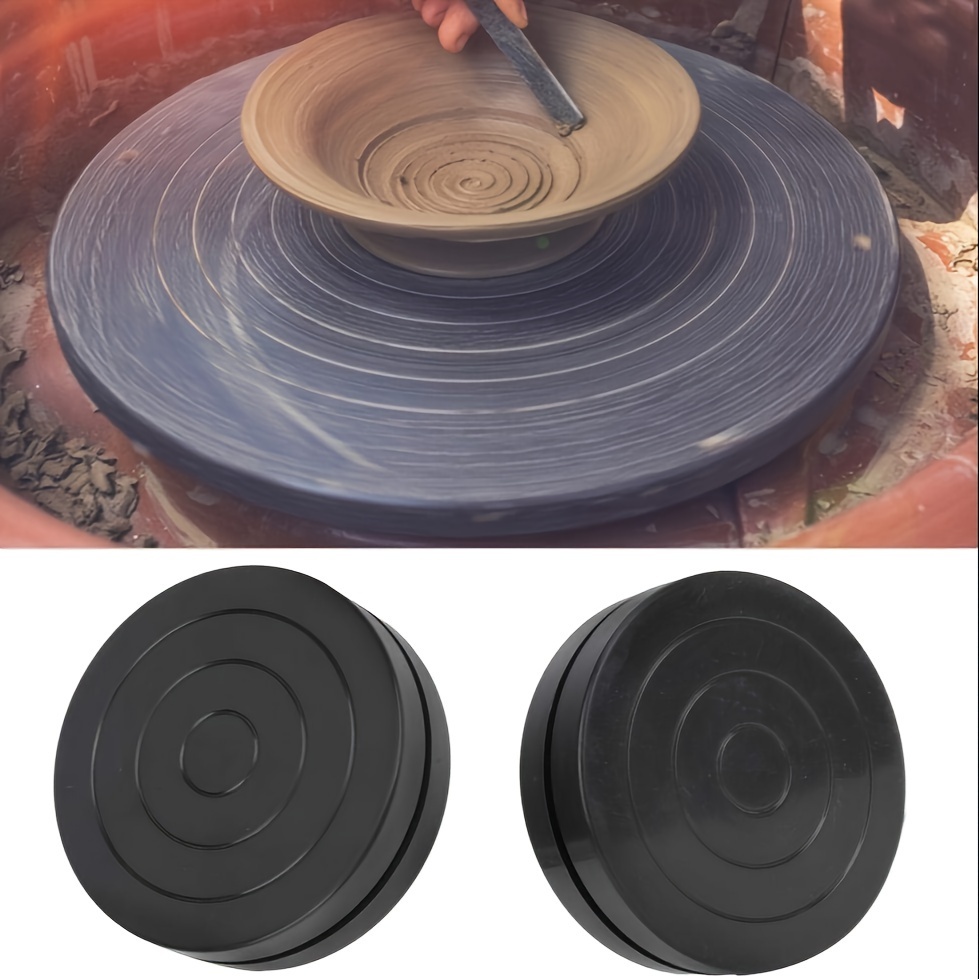 Plastic Ceramic Turntable Pottery Turntable Sculpting Wheel For Ceramic  Pottery, Clay Cookware, Sculpting Tool, Diameter 11.5cm, Black